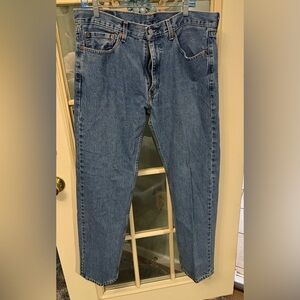 Levi's 505 Men's Straight Jeans in Classic Blue